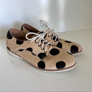 Rollie Nation Calf Hair Polka Dot Oxford